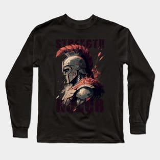 The Legendary Spartan: A Symbol of Strength and Honor Long Sleeve T-Shirt